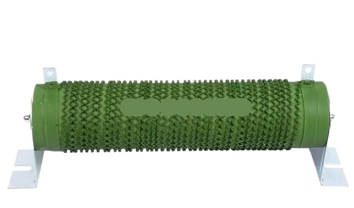 1 pièce RXG20 1000 W 5~150 RJ (Ohm) Vert haute puissance ondulé frein résistance de freinage fil enroulé tube en porcelaine vieillissement charge(40RJ(Ohm))