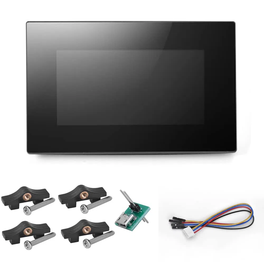 Nextion 7.0" LCD Module Touch Display Intelligent Series NX8048P070-011R-Y HMI IPS RGB 65K Resistive Touchscreen With Enclosure