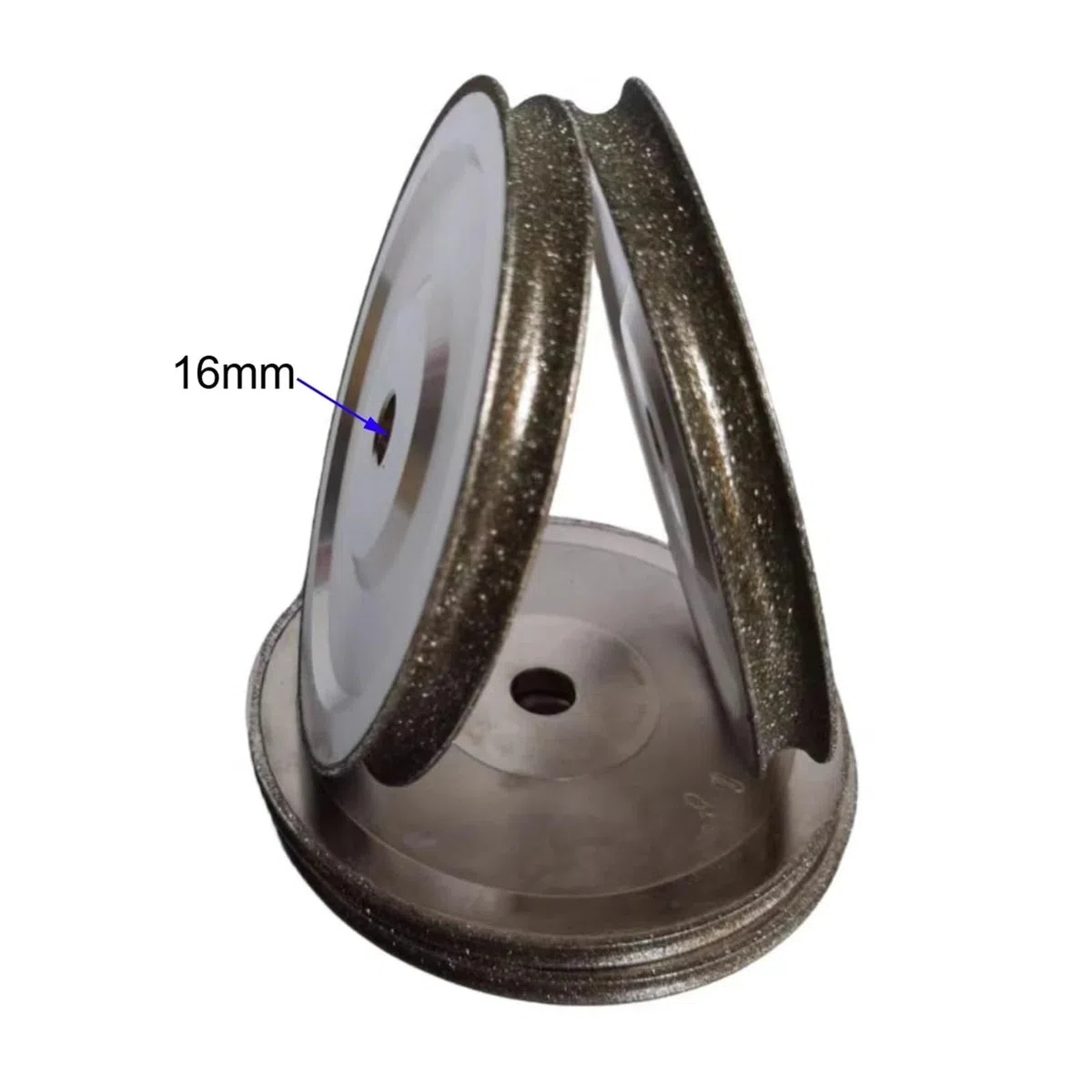 Roue de façonnage de boule de diamant de 6 pouces, 16 trous