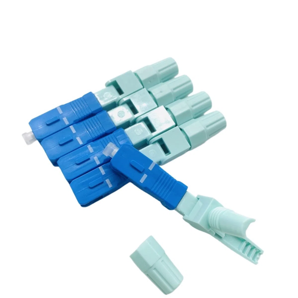 Connecteur rapide à fibre optique monomode intégré FTTH, connecteur SC(Sc upc 50pcs)
