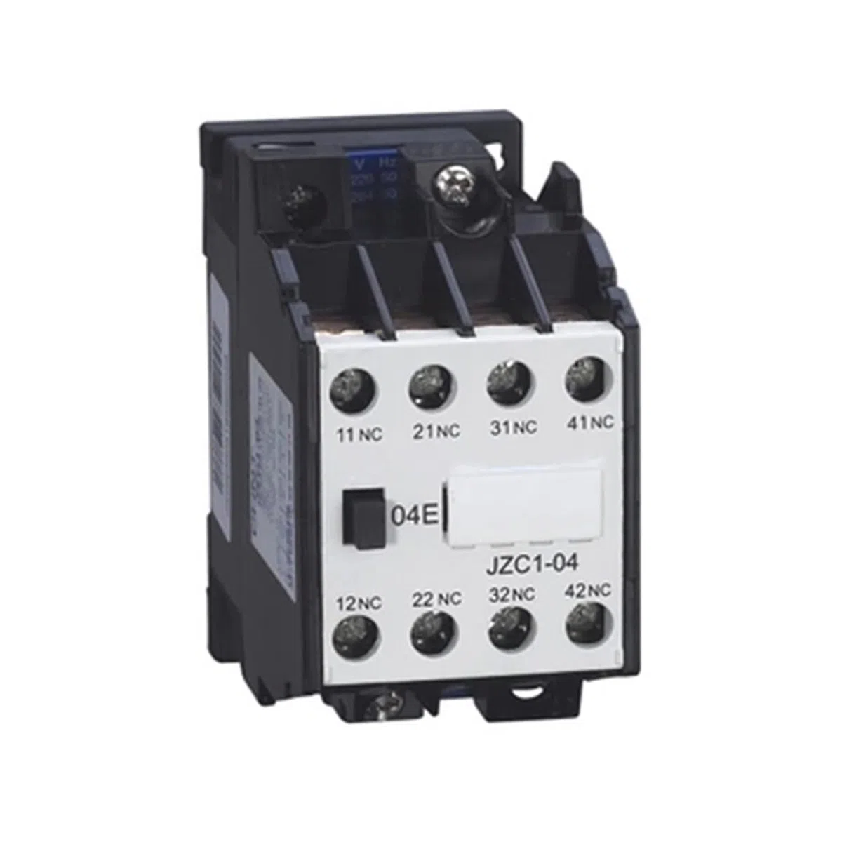 Relais de contacteur JZC1-04 / 04Z. Relais de Type contacteur AC220 AC380V AC24V DC24V DC36V DC110V Électricité Industrielle
