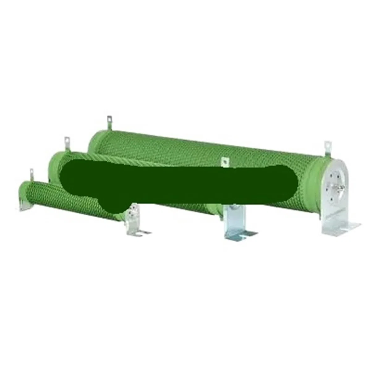 1 pièce RXG20 1000 W 5~150 RJ (Ohm) Vert haute puissance ondulé frein résistance de freinage fil enroulé tube en porcelaine vieillissement charge(40RJ(Ohm))