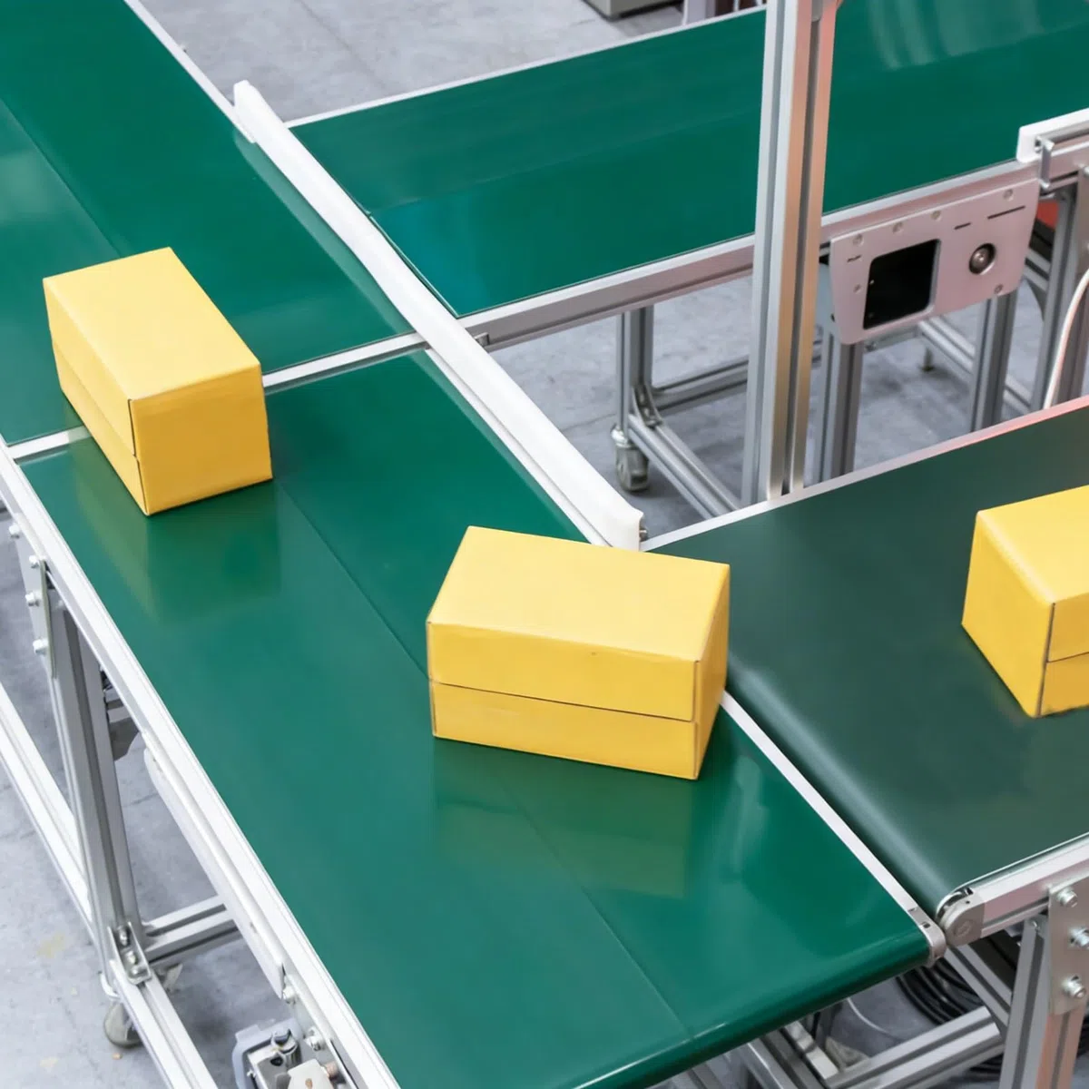 Courroie transporteuse en PVC résistant à l'usure – Rouleau de feuille plate de rechange pour tambour d'entraînement industriel de 100 à 500 cm, vert 55 x 240 cm