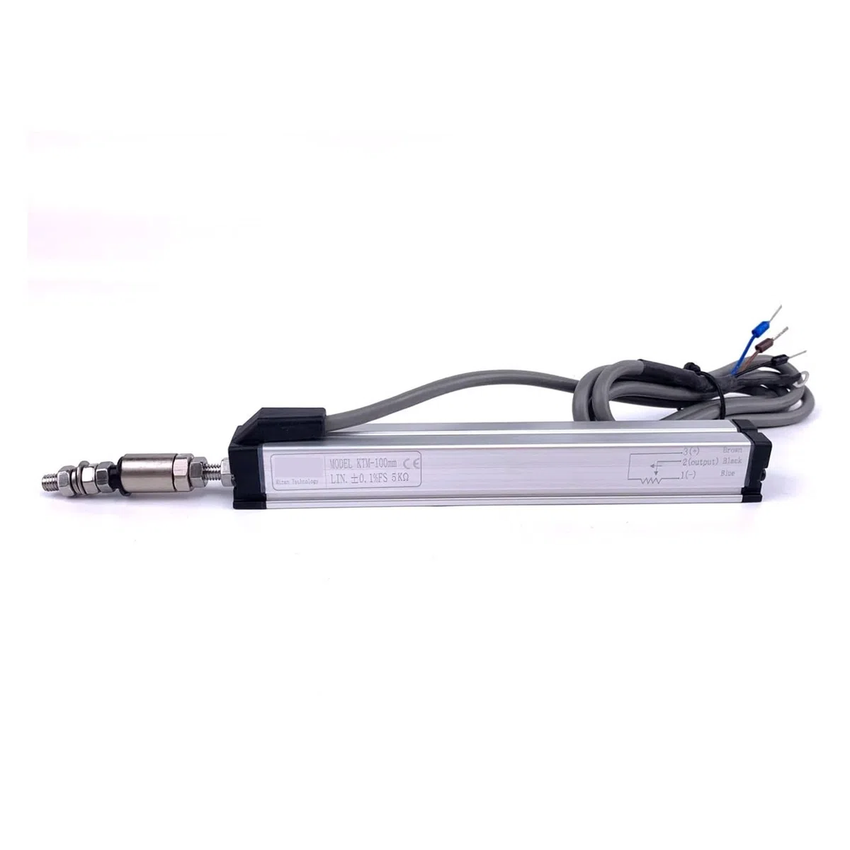 Capteur de position linéaire Mini Rod Type 25-300 mm, transducteur déplacement for machine moulage par injection Machines industrielles(200mm)