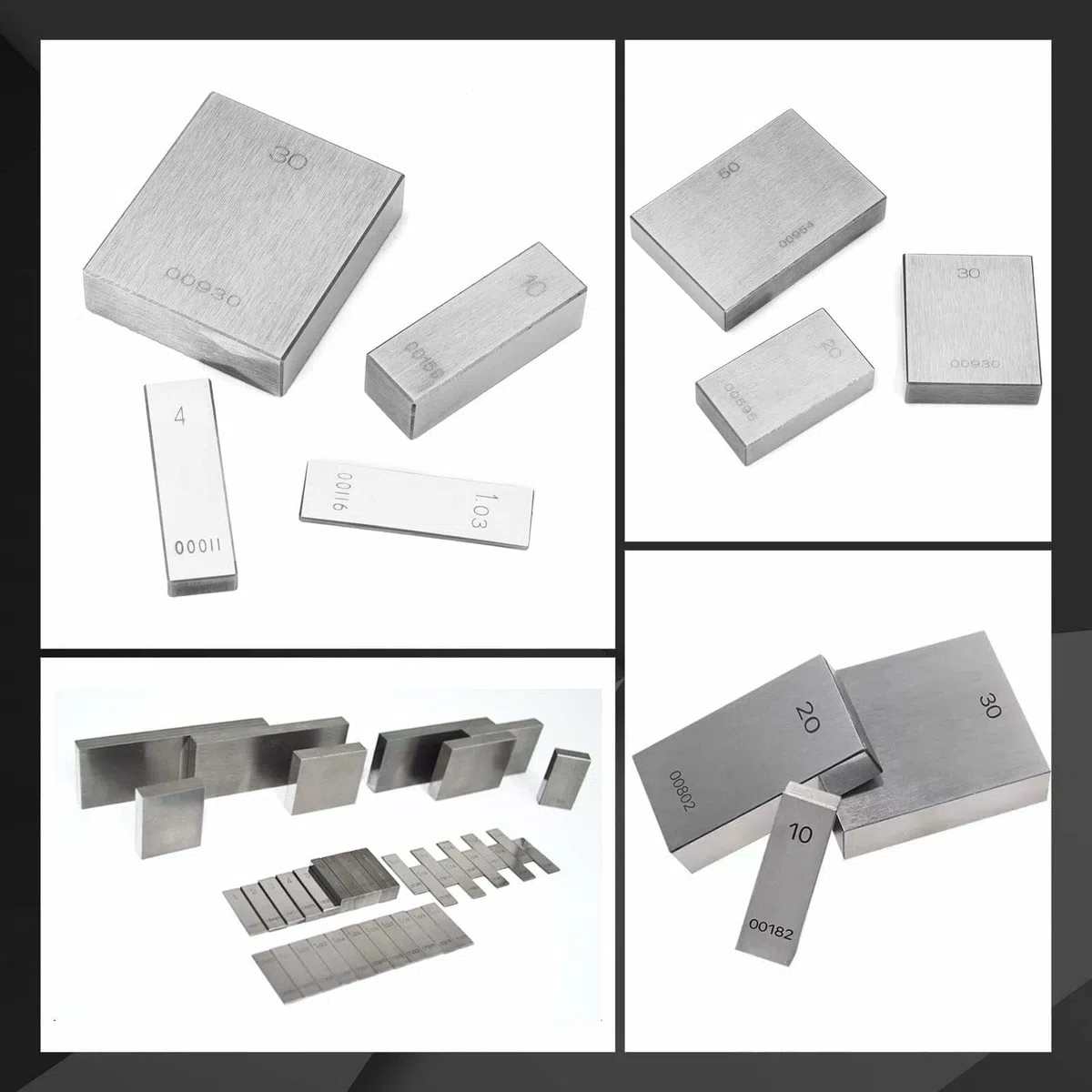 32 pièces Bloc de calibrage métrique en acier pour tour, grade 0, blocs de coulissement 1,005-50mm, outils de mesure