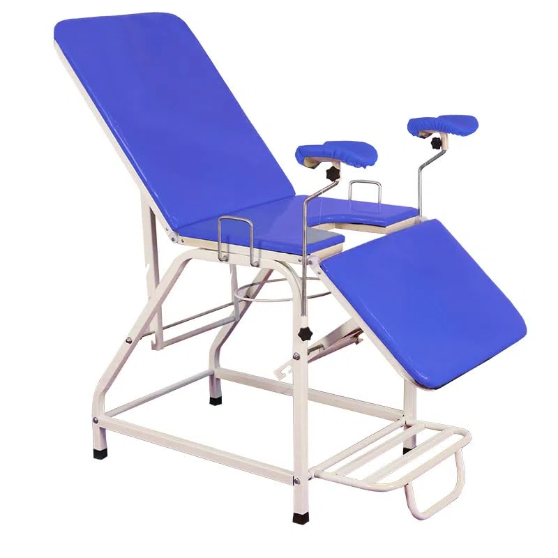 Table d'examen à dossier réglable avec fonction de rinçage pliable pour hôpital et clinique